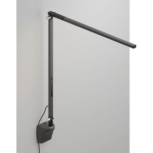 Z-Bar Solo LED 2.6 inch Metallic Black Wall Mount Desk Lamp Wall Light